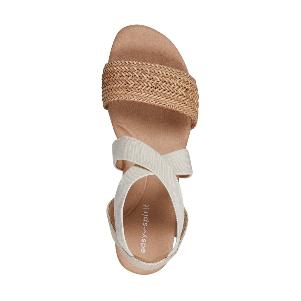 Easy Spirit Women’s Lorena Woven Strappy Wedge Sandals- Size 9.5M- New in Box - Picture 4 of 10